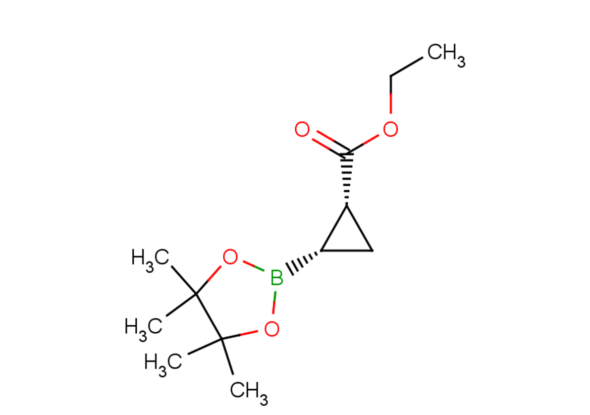 rac-ethyl (1R,2S)-2-(tetramethyl-1,3,2-dioxaborolan-2-yl)cyclopropane-1-carboxylate, cis