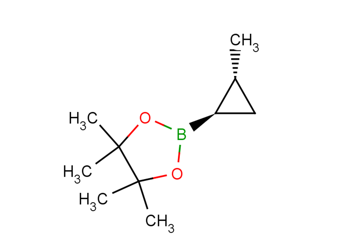 rac-4,4,5,5-tetramethyl-2-[(1R,2R)-2-methylcyclopropyl]-1,3,2-dioxaborolane, trans
