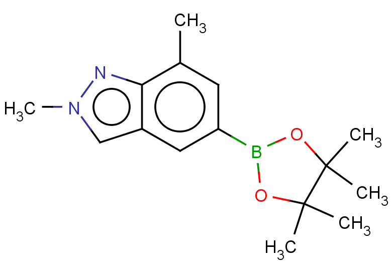 2,7-dimethyl-5-(tetramethyl-1,3,2-dioxaborolan-2-yl)-2H-indazole