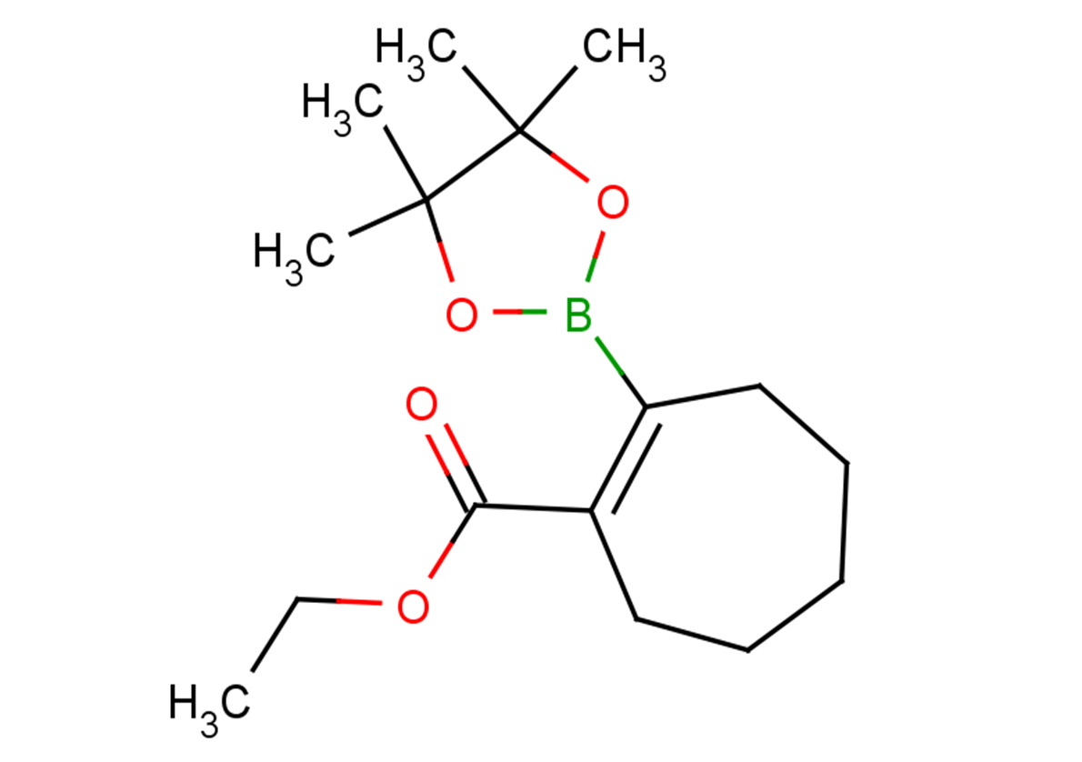 ethyl 2-(tetramethyl-1,3,2-dioxaborolan-2-yl)cyclohept-1-ene-1-carboxylate