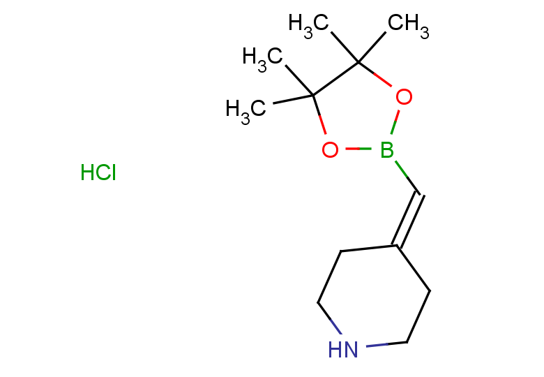 4-[(tetramethyl-1,3,2-dioxaborolan-2-yl)methylidene]piperidine hydrochloride