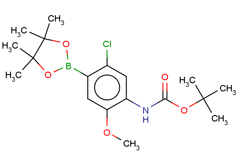 tert-butyl N-[5-chloro-2-methoxy-4-(tetramethyl-1,3,2-dioxaborolan-2-yl)phenyl]carbamate