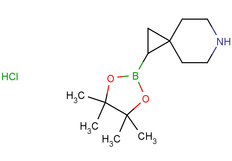 1-(tetramethyl-1,3,2-dioxaborolan-2-yl)-6-azaspiro[2.5]octane hydrochloride