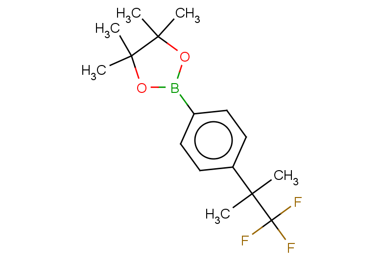 4,4,5,5-tetramethyl-2-[4-(1,1,1-trifluoro-2-methylpropan-2-yl)phenyl]-1,3,2-dioxaborolane