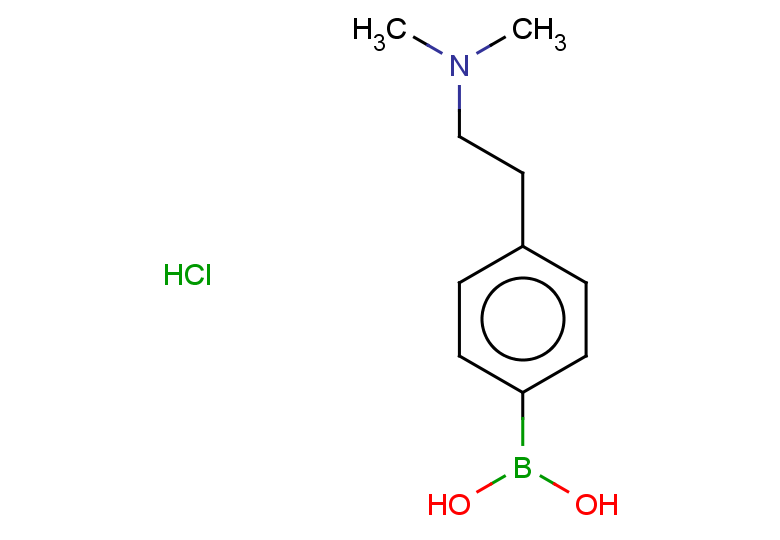 (4-(2-(dimethylamino)ethyl)phenyl)boronic acid hydrochloride