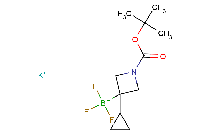 potassium {1-[(tert-butoxy)carbonyl]-3-cyclopropylazetidin-3-yl}trifluoroboranuide