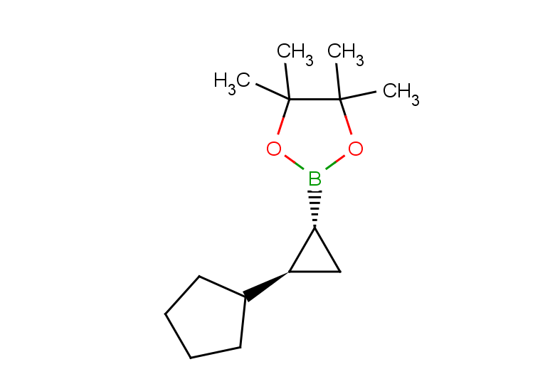 rac-2-[(1R,2R)-2-cyclopentylcyclopropyl]-4,4,5,5-tetramethyl-1,3,2-dioxaborolane, trans