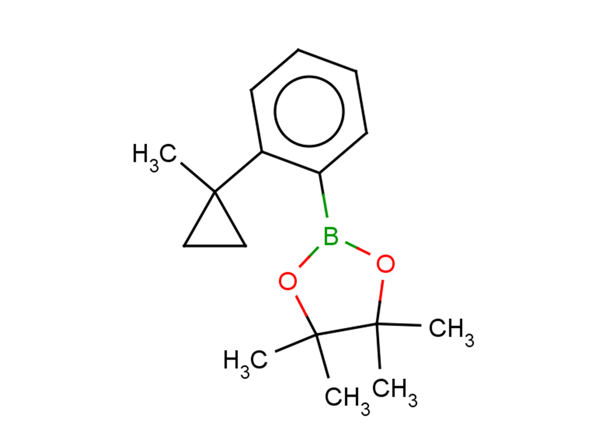 4,4,5,5-tetramethyl-2-[2-(1-methylcyclopropyl)phenyl]-1,3,2-dioxaborolane