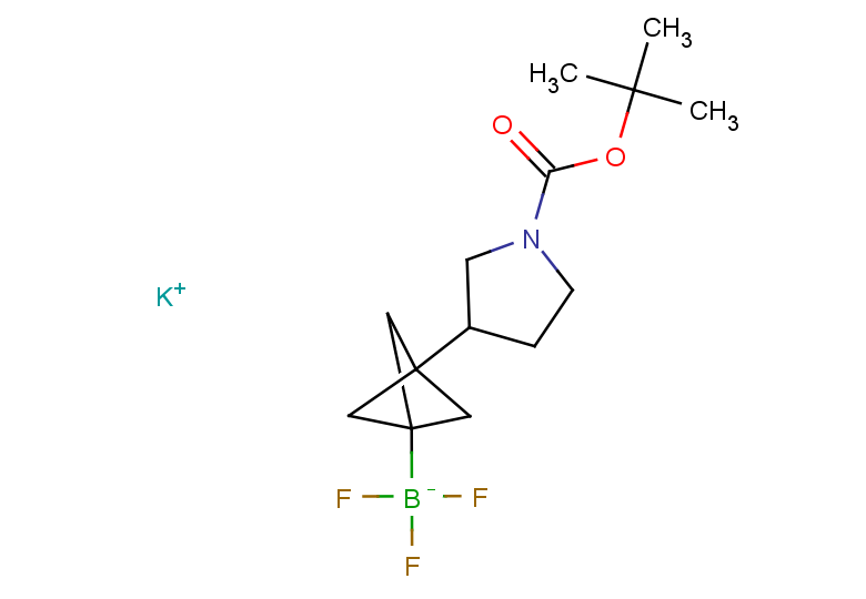 potassium (3-{1-[(tert-butoxy)carbonyl]pyrrolidin-3-yl}bicyclo[1.1.1]pentan-1-yl)trifluoroboranuide