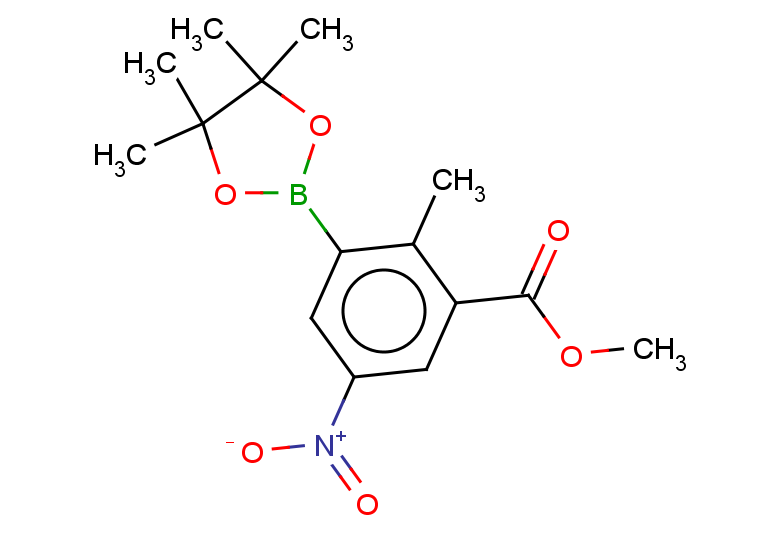 methyl 2-methyl-5-nitro-3-(tetramethyl-1,3,2-dioxaborolan-2-yl)benzoate