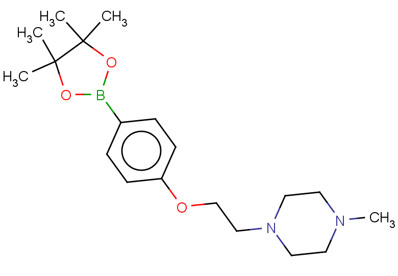 1-methyl-4-{2-[4-(tetramethyl-1,3,2-dioxaborolan-2-yl)phenoxy]ethyl}piperazine
