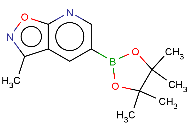3-methyl-5-(tetramethyl-1,3,2-dioxaborolan-2-yl)-[1,2]oxazolo[5,4-b]pyridine
