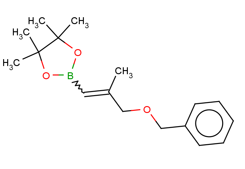 2-[3-(benzyloxy)-2-methylprop-1-en-1-yl]-4,4,5,5-tetramethyl-1,3,2-dioxaborolane