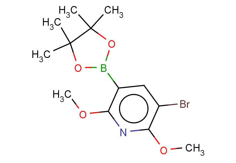 3-bromo-2,6-dimethoxy-5-(4,4,5,5-tetramethyl-1,3,2-dioxaborolan-2-yl)pyridine