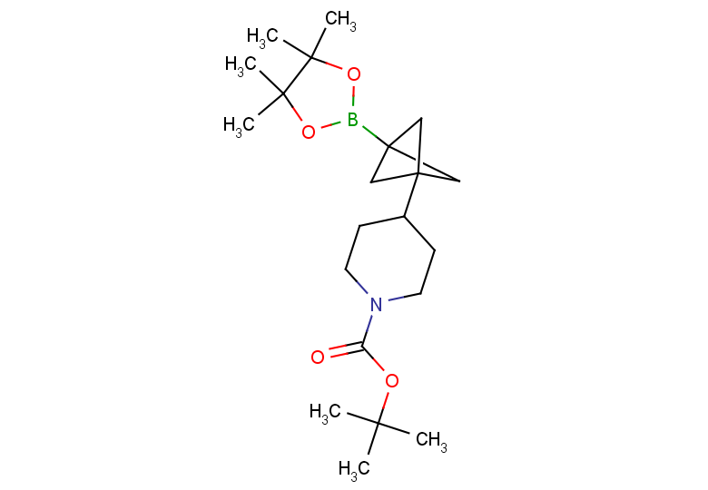 tert-butyl 4-[3-(4,4,5,5-tetramethyl-1,3,2-dioxaborolan-2-yl)bicyclo[1.1.1]pentan-1-yl]piperidine-1-carboxylate