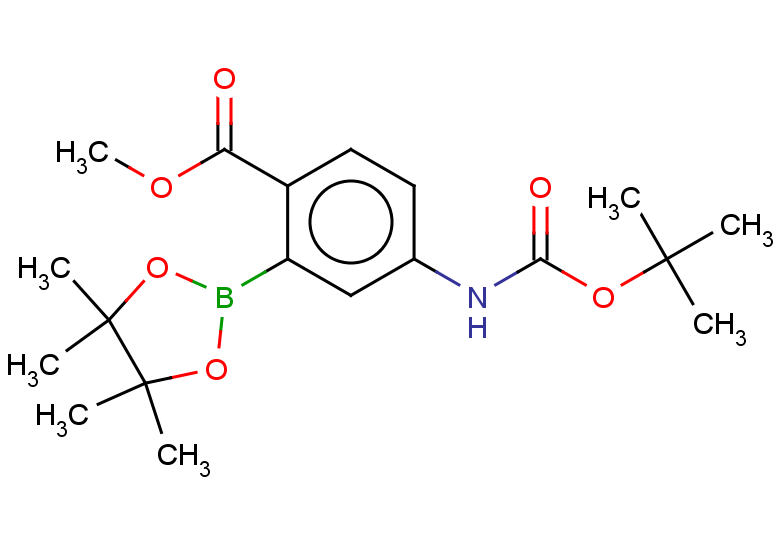 methyl 4-{[(tert-butoxy)carbonyl]amino}-2-(4,4,5,5-tetramethyl-1,3,2-dioxaborolan-2-yl)benzoate