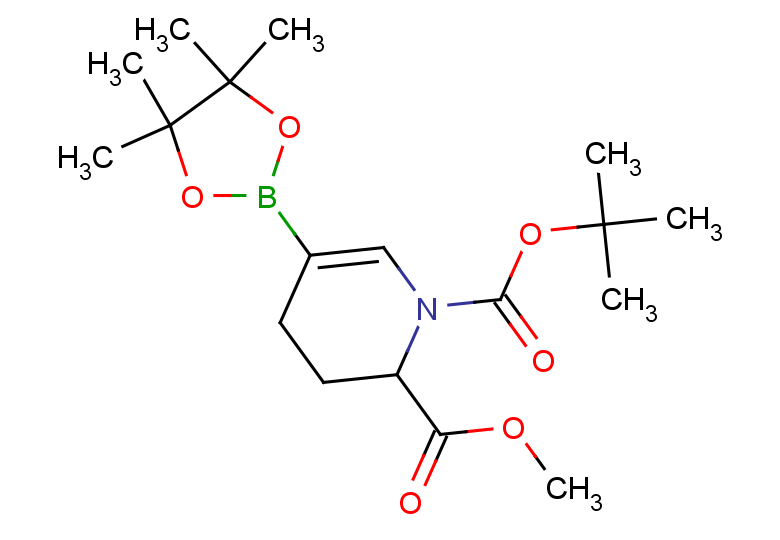 1-tert-butyl 2-methyl 5-(4,4,5,5-tetramethyl-1,3,2-dioxaborolan-2-yl)-1,2,3,4-tetrahydropyridine-1,2-dicarboxylate