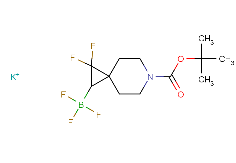 potassium {6-[(tert-butoxy)carbonyl]-2,2-difluoro-6-azaspiro[2.5]octan-1-yl}trifluoroboranuide
