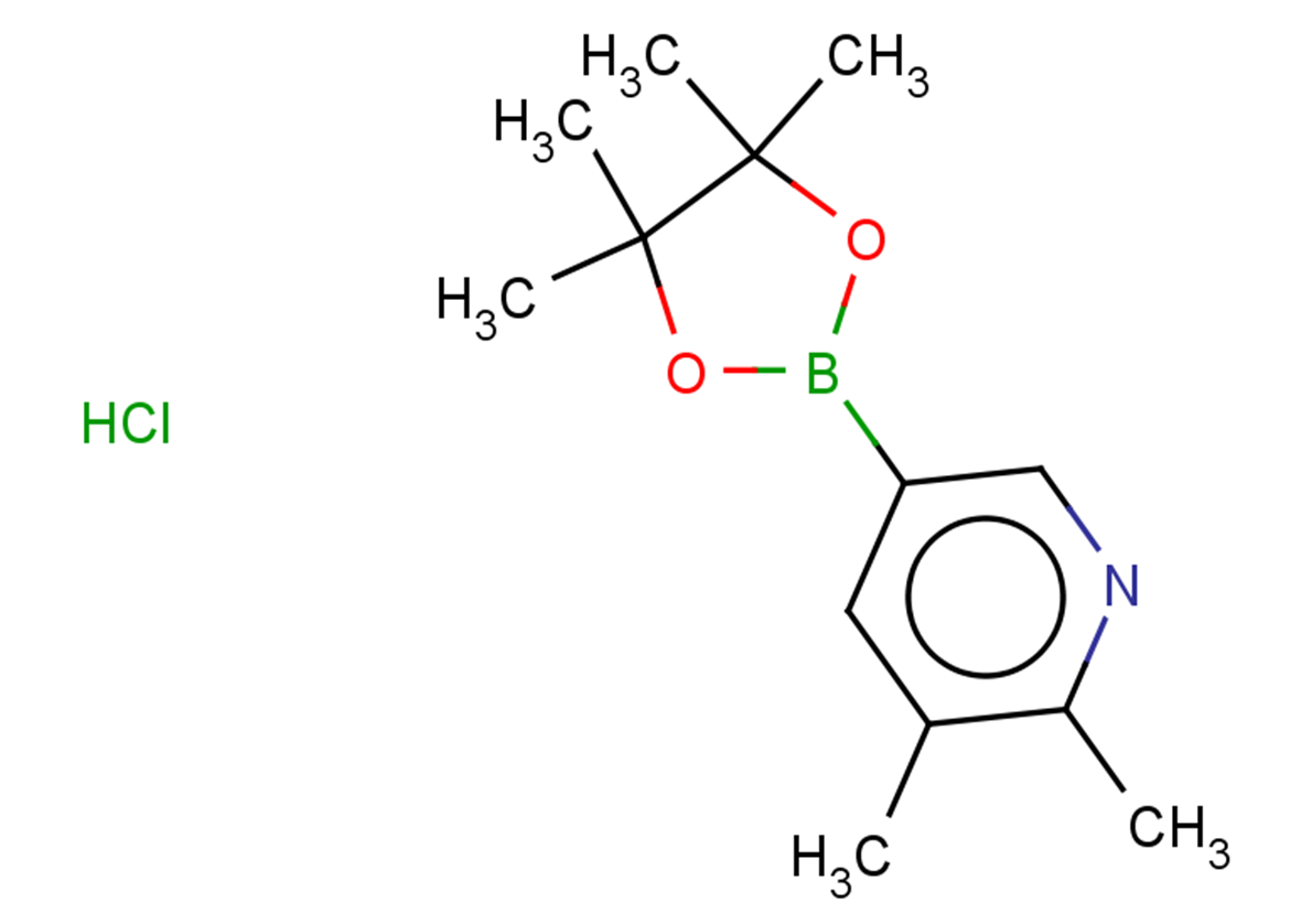 2,3-dimethyl-5-(4,4,5,5-tetramethyl-1,3,2-dioxaborolan-2-yl)pyridine hydrochloride