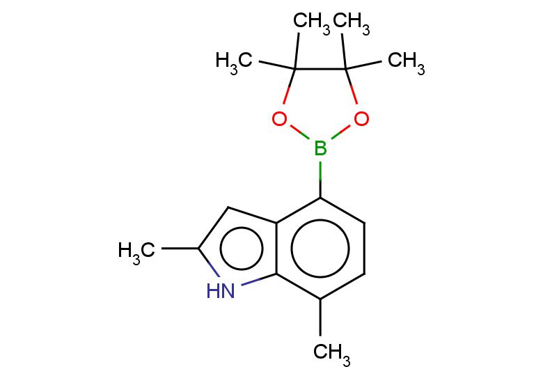 2,7-dimethyl-4-(4,4,5,5-tetramethyl-1,3,2-dioxaborolan-2-yl)-1H-indole