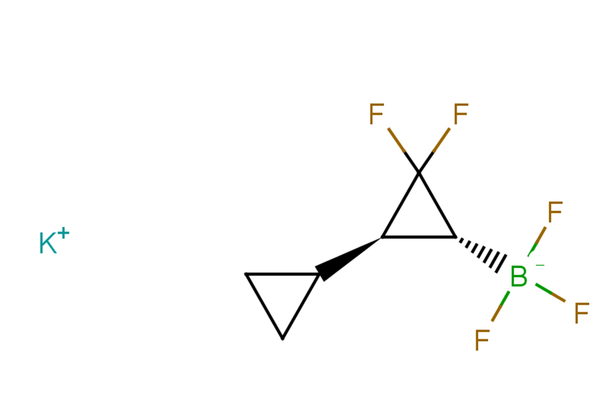 rac-potassium [(1R,2S)-3,3-difluoro-[1,1'-bi(cyclopropane)]-2-yl]trifluoroboranuide, trans