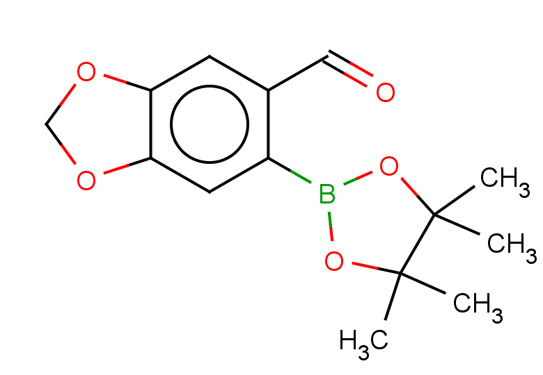 6-(4,4,5,5-tetramethyl-1,3,2-dioxaborolan-2-yl)-1,3-dioxaindane-5-carbaldehyde