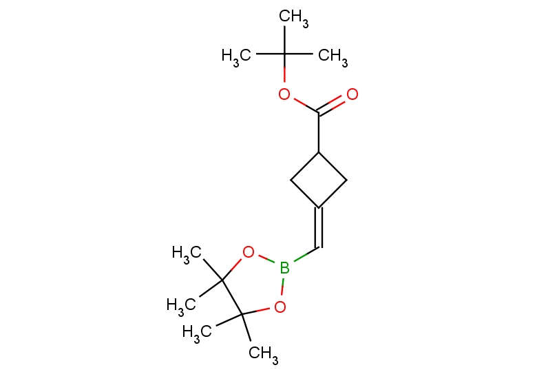 tert-butyl 3-[(tetramethyl-1,3,2-dioxaborolan-2-yl)methylidene]cyclobutane-1-carboxylate