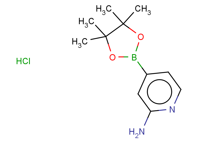 4-(4,4,5,5-tetramethyl-1,3,2-dioxaborolan-2-yl)pyridin-2-amine hydrochloride