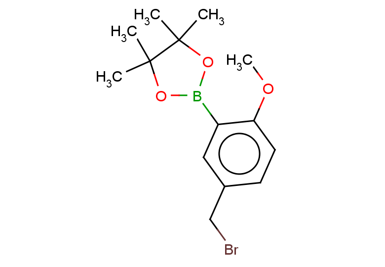 2-[5-(bromomethyl)-2-methoxyphenyl]-4,4,5,5-tetramethyl-1,3,2-dioxaborolane