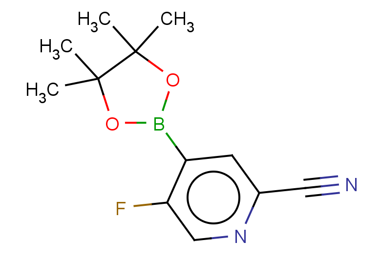 5-fluoro-4-(tetramethyl-1,3,2-dioxaborolan-2-yl)pyridine-2-carbonitrile