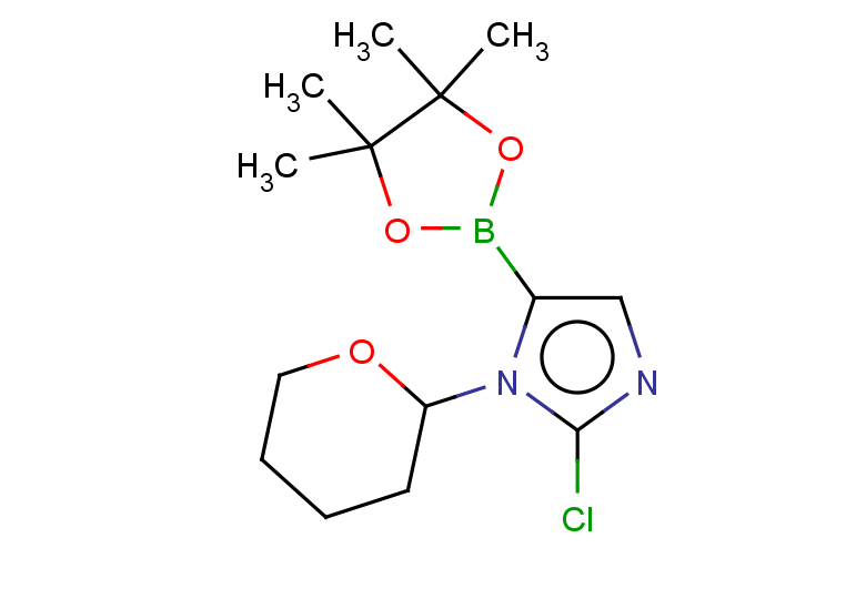 2-chloro-1-(oxan-2-yl)-5-(4,4,5,5-tetramethyl-1,3,2-dioxaborolan-2-yl)-1H-imidazole