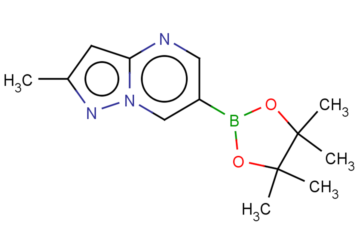 2-methyl-6-(tetramethyl-1,3,2-dioxaborolan-2-yl)pyrazolo[1,5-a]pyrimidine