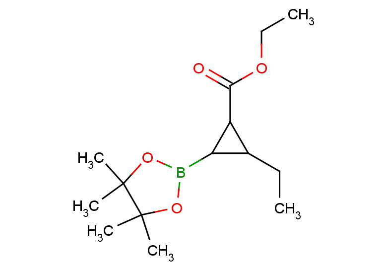 ethyl 2-ethyl-3-(tetramethyl-1,3,2-dioxaborolan-2-yl)cyclopropane-1-carboxylate, Mixture of diastereomers
