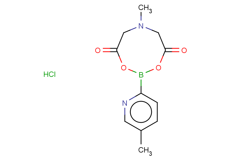 6-methyl-2-(5-methylpyridin-2-yl)-1,3,6,2-dioxazaborocane-4,8-dione hydrochloride