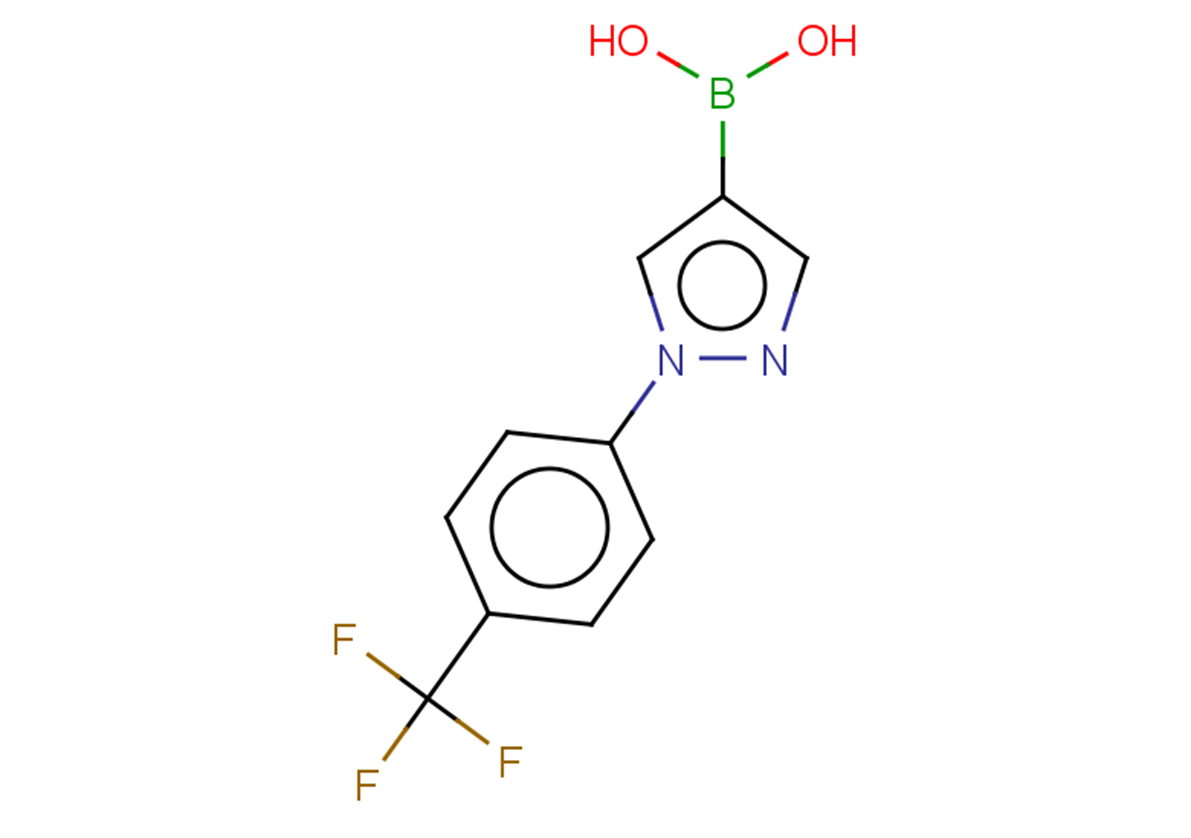 (1-(4-(trifluoromethyl)phenyl)-1H-pyrazol-4-yl)boronic acid