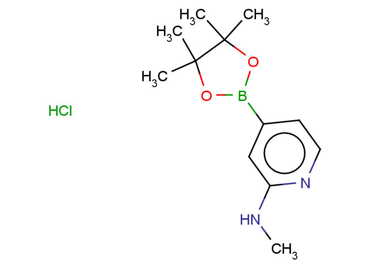 N-methyl-4-(tetramethyl-1,3,2-dioxaborolan-2-yl)pyridin-2-amine hydrochloride