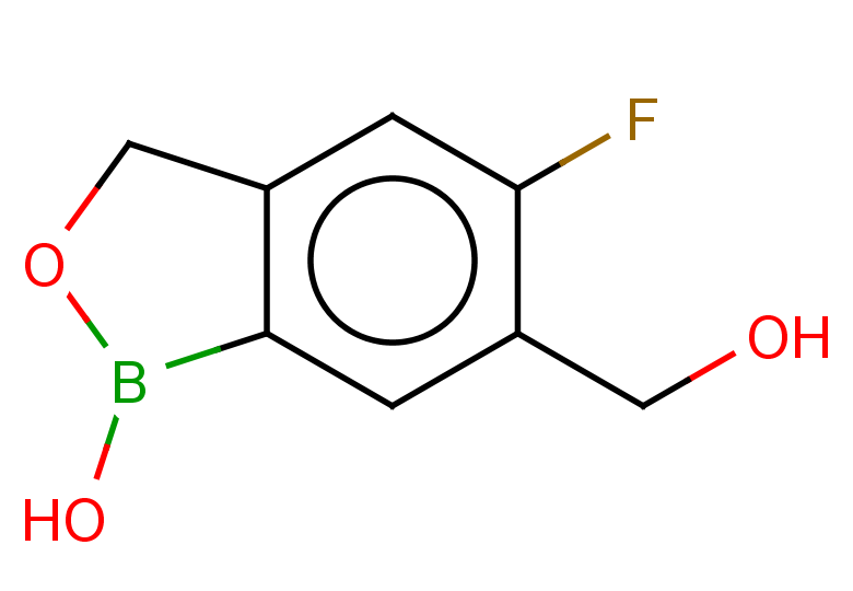 5-fluoro-6-(hydroxymethyl)-1,3-dihydro-2,1-benzoxaborol-1-ol