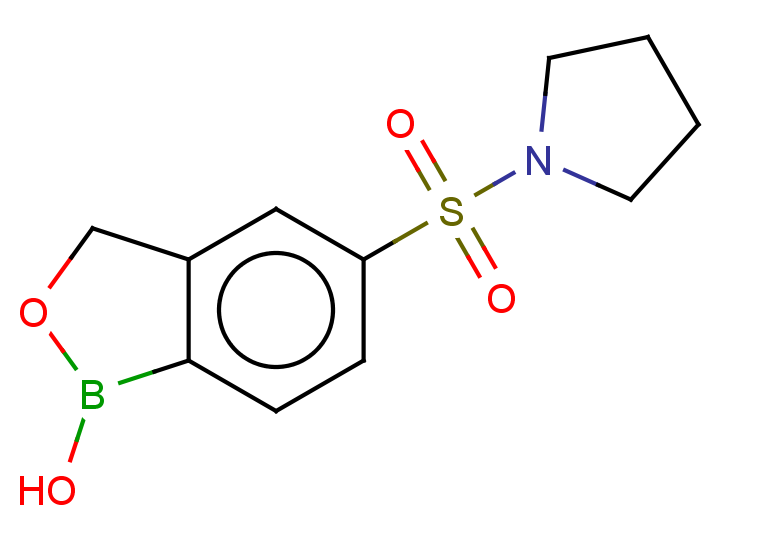 5-(pyrrolidine-1-sulfonyl)-1,3-dihydro-2,1-benzoxaborol-1-ol