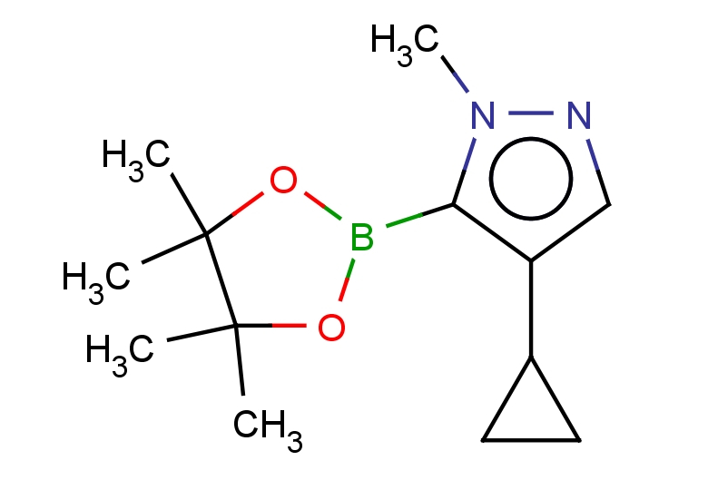 4-cyclopropyl-1-methyl-5-(tetramethyl-1,3,2-dioxaborolan-2-yl)-1H-pyrazole