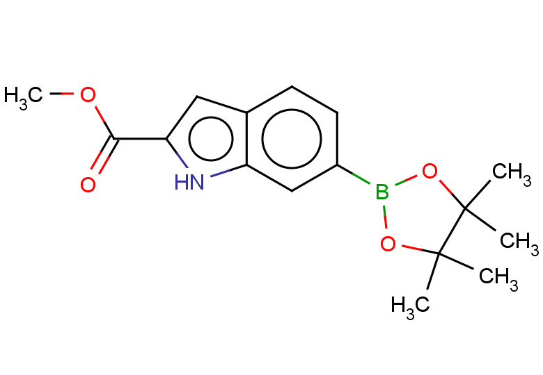 methyl 6-(tetramethyl-1,3,2-dioxaborolan-2-yl)-1H-indole-2-carboxylate