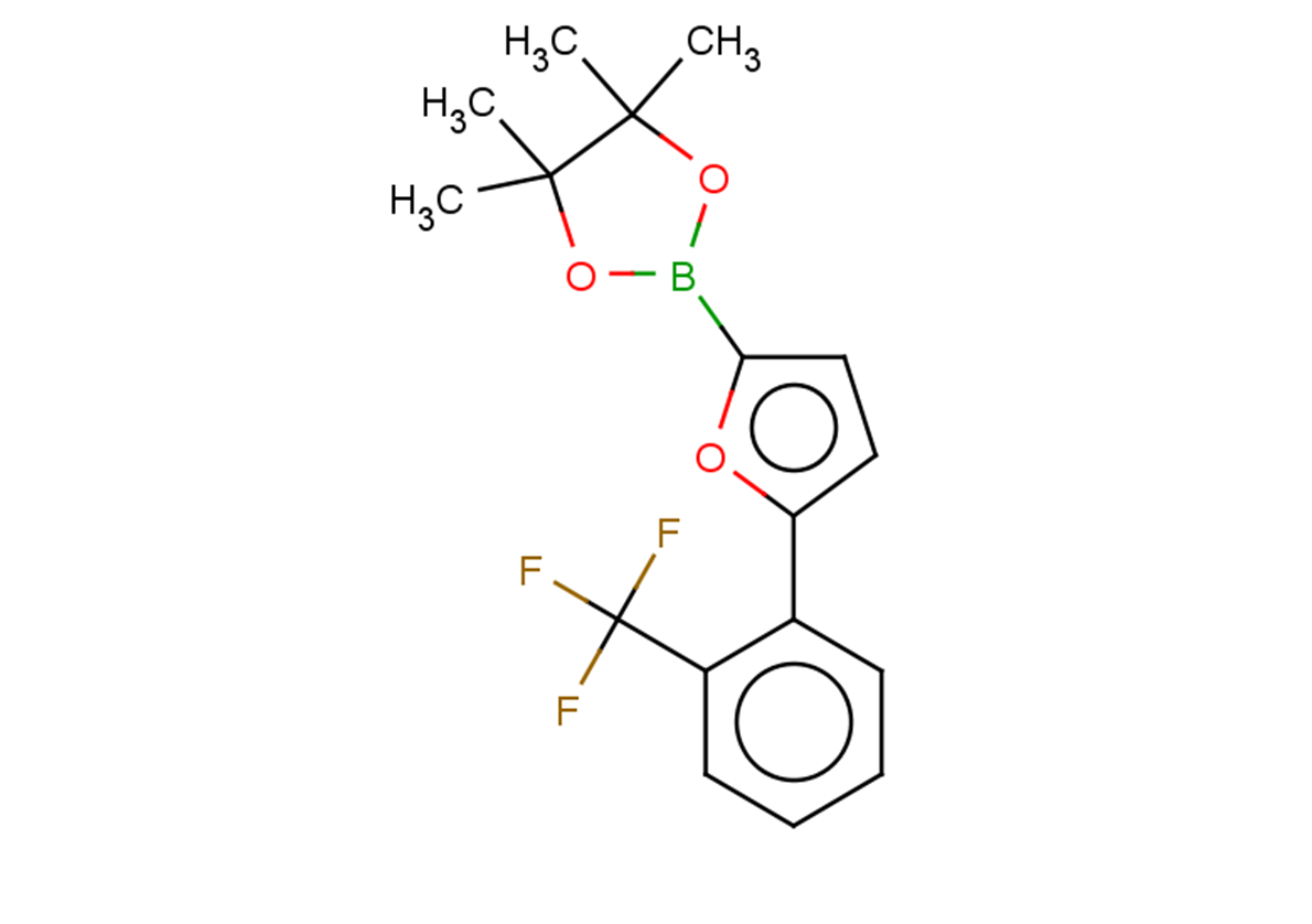 4,4,5,5-tetramethyl-2-{5-[2-(trifluoromethyl)phenyl]furan-2-yl}-1,3,2-dioxaborolane