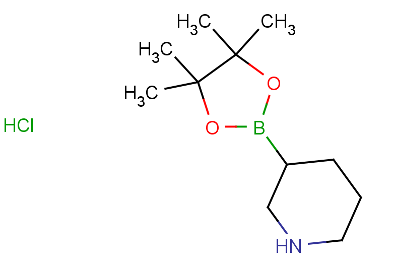 3-(tetramethyl-1,3,2-dioxaborolan-2-yl)piperidine hydrochloride