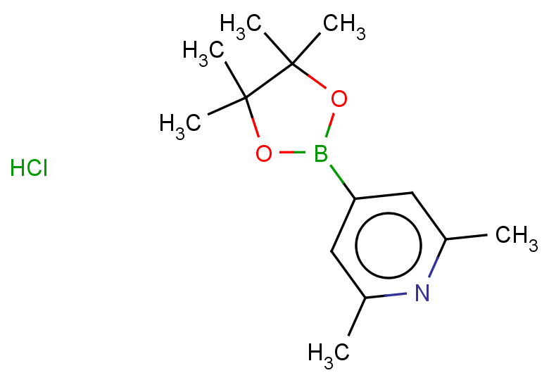 2,6-dimethyl-4-(4,4,5,5-tetramethyl-1,3,2-dioxaborolan-2-yl)pyridine hydrochloride