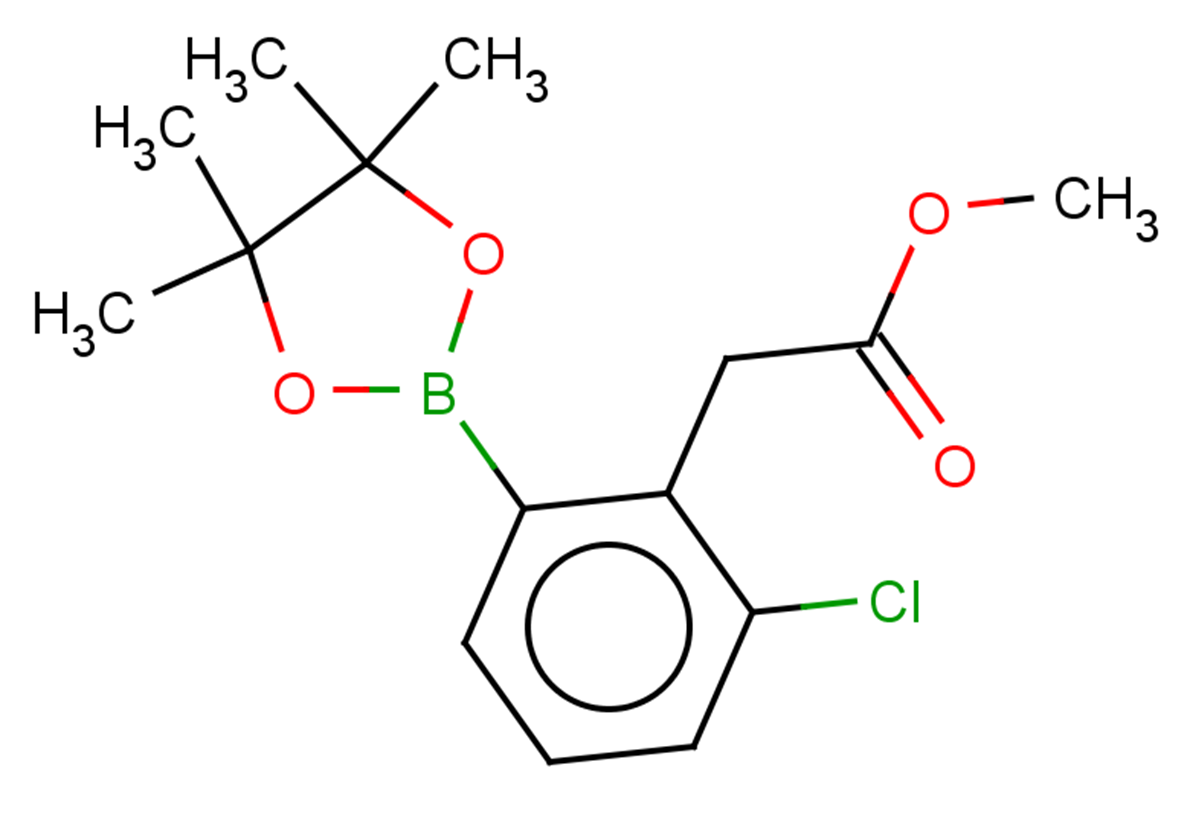 methyl 2-[2-chloro-6-(4,4,5,5-tetramethyl-1,3,2-dioxaborolan-2-yl)phenyl]acetate