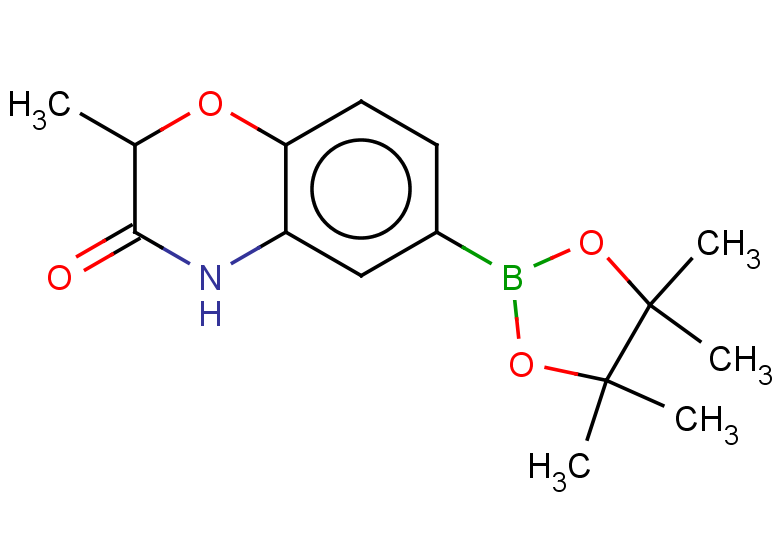 2-methyl-6-(tetramethyl-1,3,2-dioxaborolan-2-yl)-3,4-dihydro-2H-1,4-benzoxazin-3-one