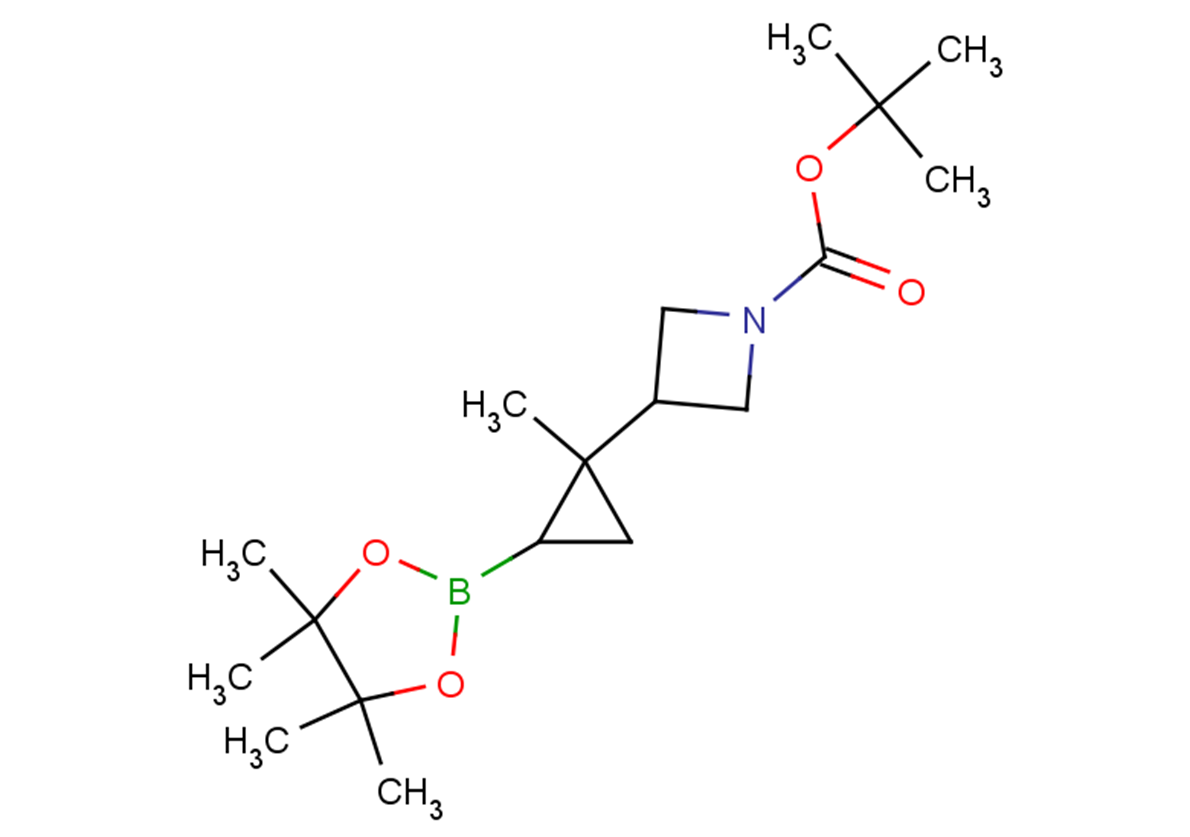 tert-butyl 3-[1-methyl-2-(4,4,5,5-tetramethyl-1,3,2-dioxaborolan-2-yl)cyclopropyl]azetidine-1-carboxylate, Mixture of diastereomers