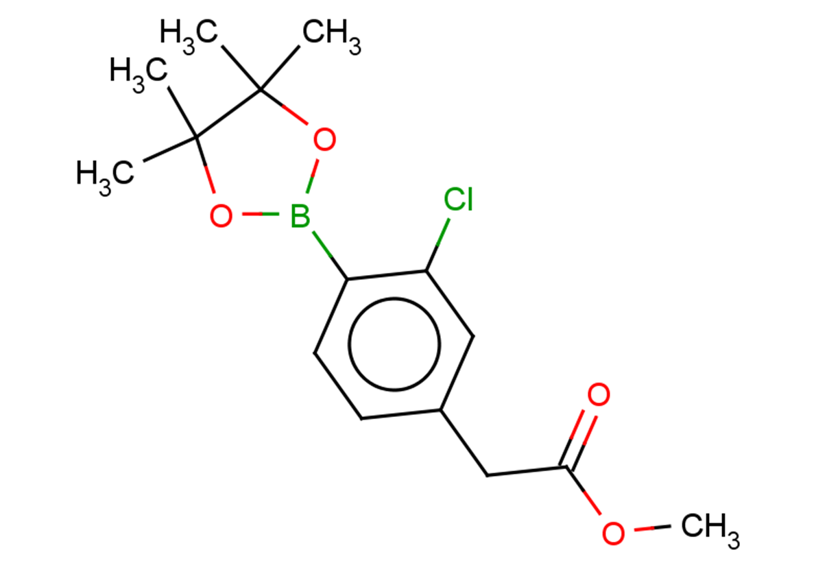 methyl 2-[3-chloro-4-(4,4,5,5-tetramethyl-1,3,2-dioxaborolan-2-yl)phenyl]acetate