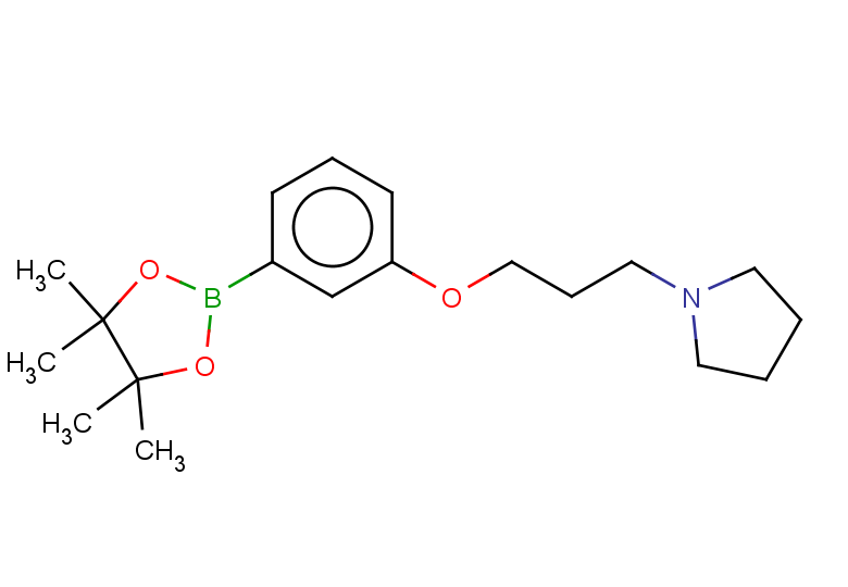 1-(3-(3-(4,4,5,5-tetramethyl-1,3,2-dioxaborolan-2-yl)phenoxy)propyl)pyrrolidine