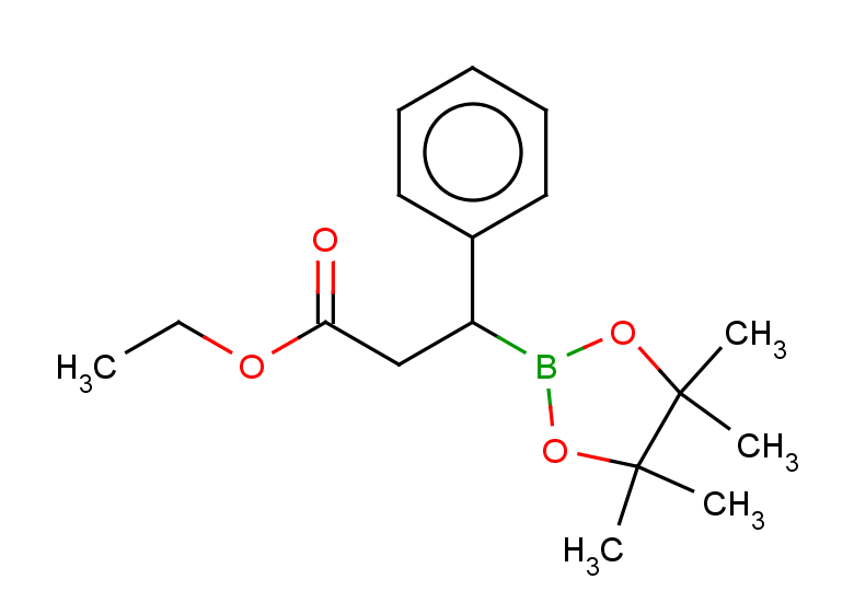ethyl 3-phenyl-3-(tetramethyl-1,3,2-dioxaborolan-2-yl)propanoate