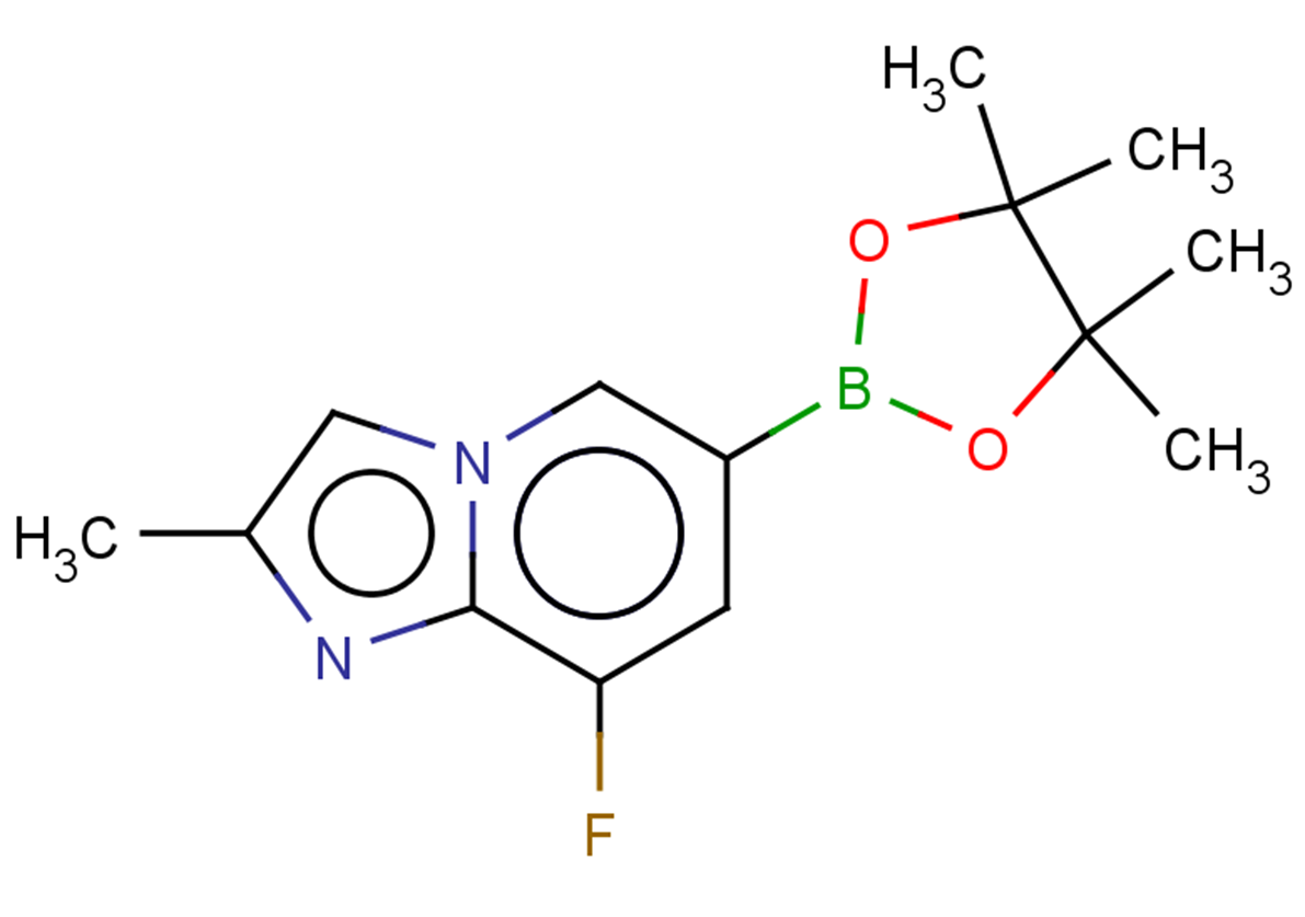 8-fluoro-2-methyl-6-(tetramethyl-1,3,2-dioxaborolan-2-yl)imidazo[1,2-a]pyridine